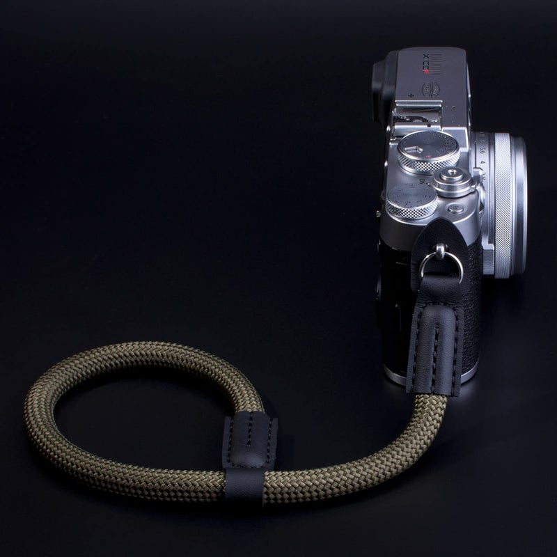 VKO Camera Wrist Strap, Rope Camera Strap Wrist for DSLR SLR Mirrorless Cameras Hand Strap Black Green - Image 5